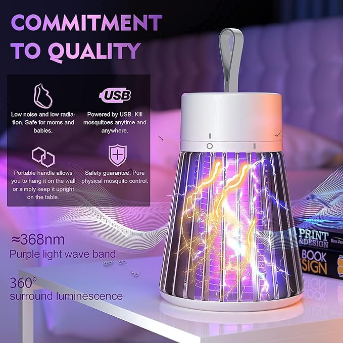 Eco Friendly Electronic LED Mosquito Killer Machine Trap Lamp PACK OF 1