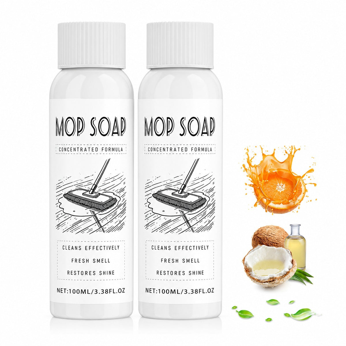 Multi-Purpose Mop Floor Cleaner Liquid pack of 2