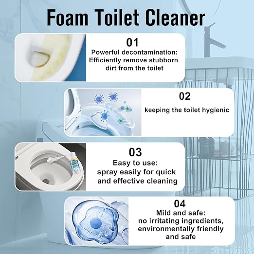 Toilet Cleaner Foam 100gm Each Pack Of 2