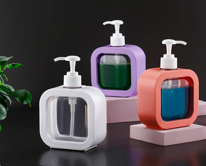 Classic Liquid Dispenser Bottles Refillable 400ml (Assorted color) PACK OF 1