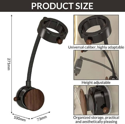 Hands Free Hair Dryer Holder Wall Mount