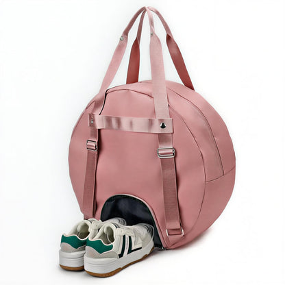 Round Duffle Travelling Bag – Large Capacity Waterproof (RANDOM COLOR)