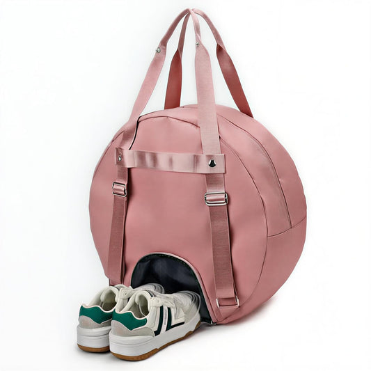 Round Duffle Travelling Bag – Large Capacity Waterproof (RANDOM COLOR)