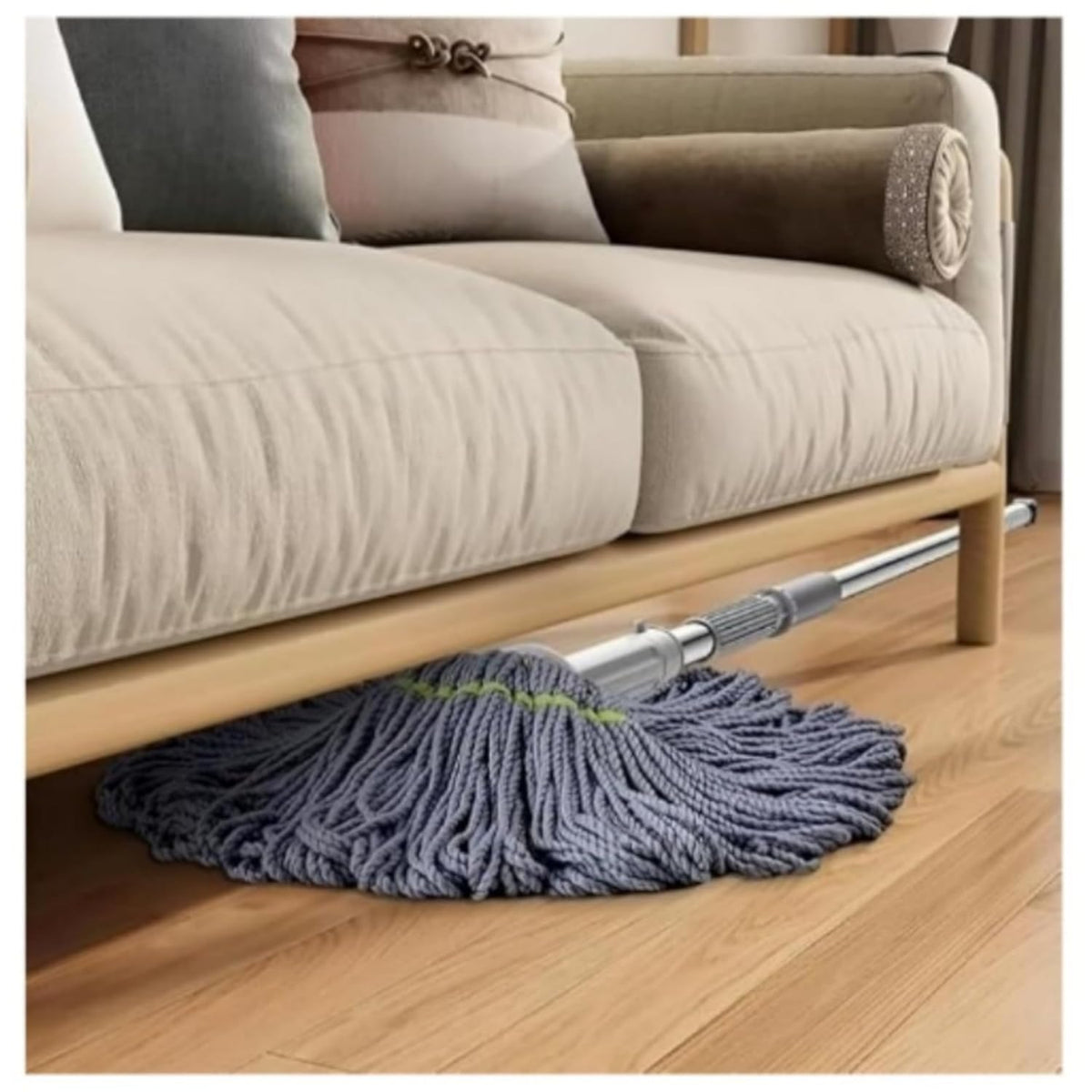 Microfiber Twist Mop for Floor Cleaning, Squeeze Twist Mop Stick, Durable Dust Easy to Use Floor Cleaner, Effective for Hardwood, Tile, and Laminate - CL-VI-864