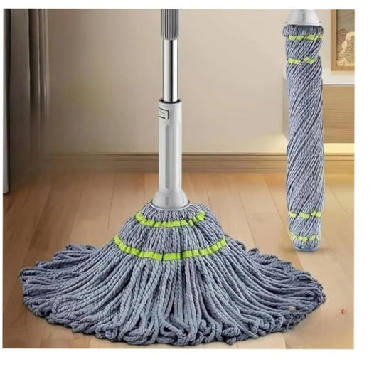 Microfiber Twist Mop for Floor Cleaning, Squeeze Twist Mop Stick, Durable Dust Easy to Use Floor Cleaner, Effective for Hardwood, Tile, and Laminate - CL-VI-864