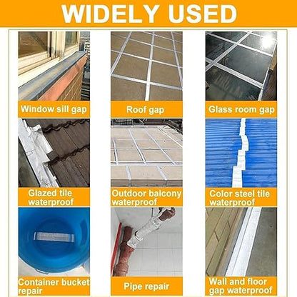 Flashing Tape Water Leak Tape Waterproof Tape Leak-Proof Materials Strong Self-Adhesive Suitable Cracks